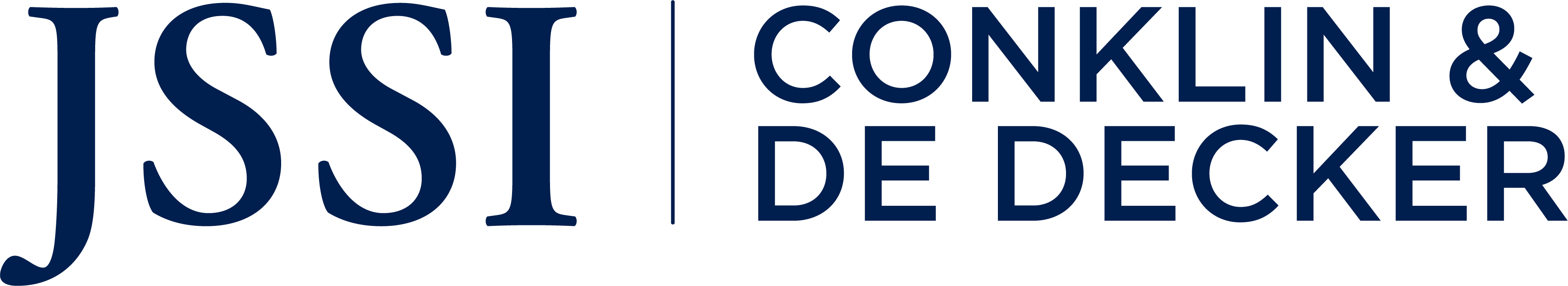 JSSI | Conklin & de Decker logo