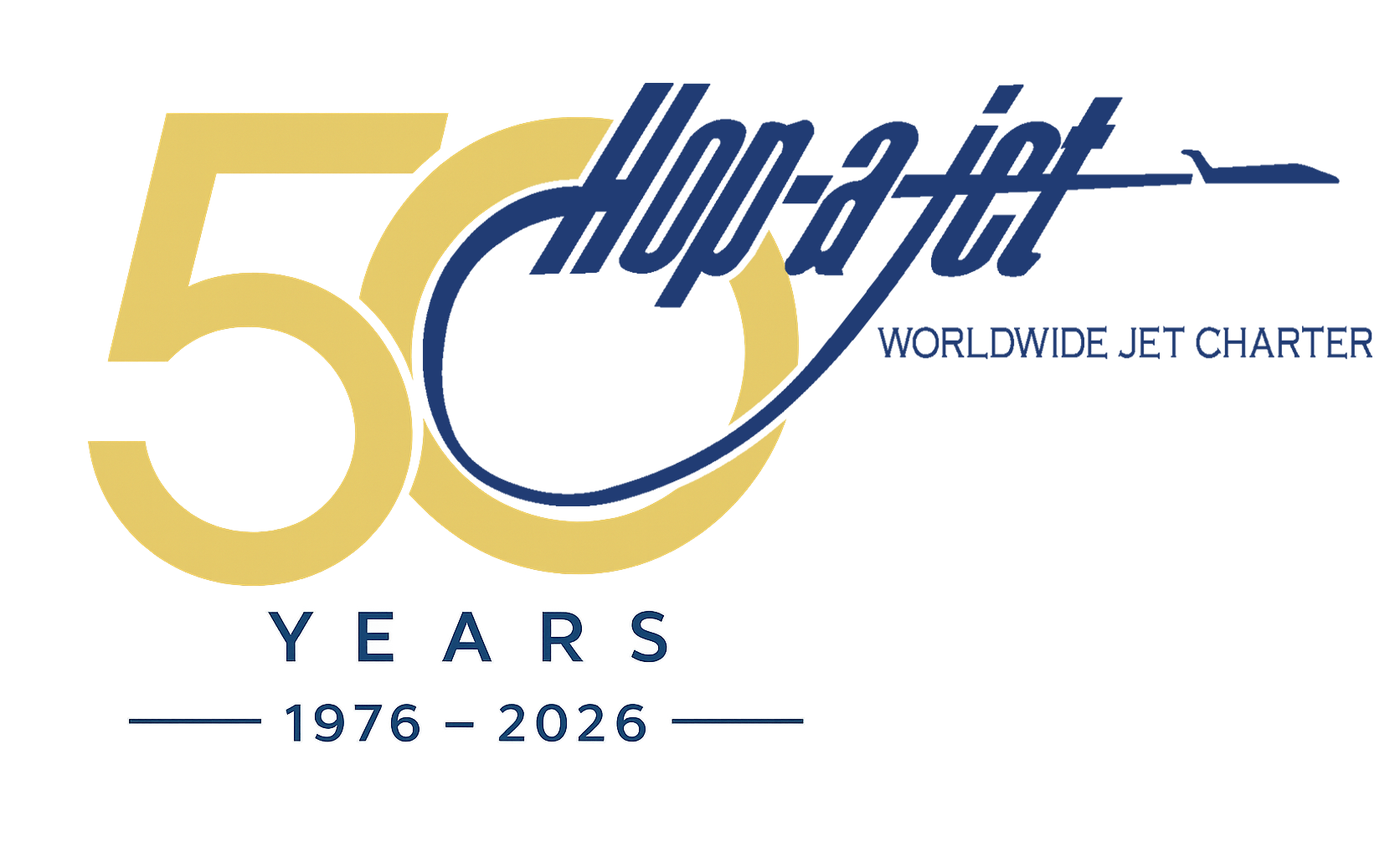 Hop-A-Jet Worldwide Jet Center logo